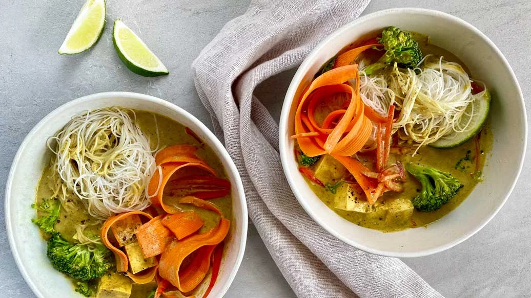 Tofu & Coconut Curry Noodles