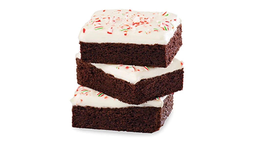 Peppermint Matcha Brownies