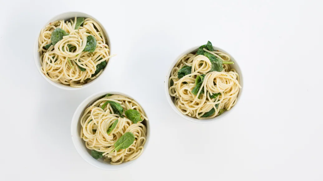 Spinach and Herb Linguine