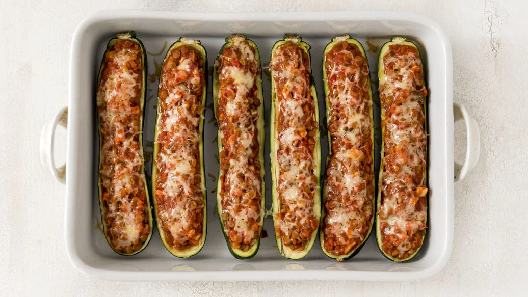 Courgettes farcies sloppy joe