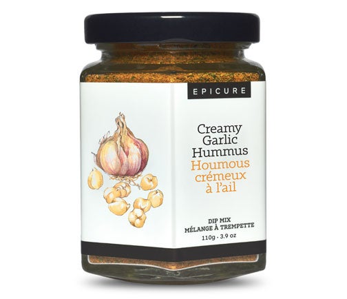 Creamy Garlic Hummus Dip Mix