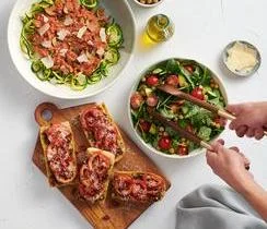 Kale Salad with Caesar Roasted Chickpeas