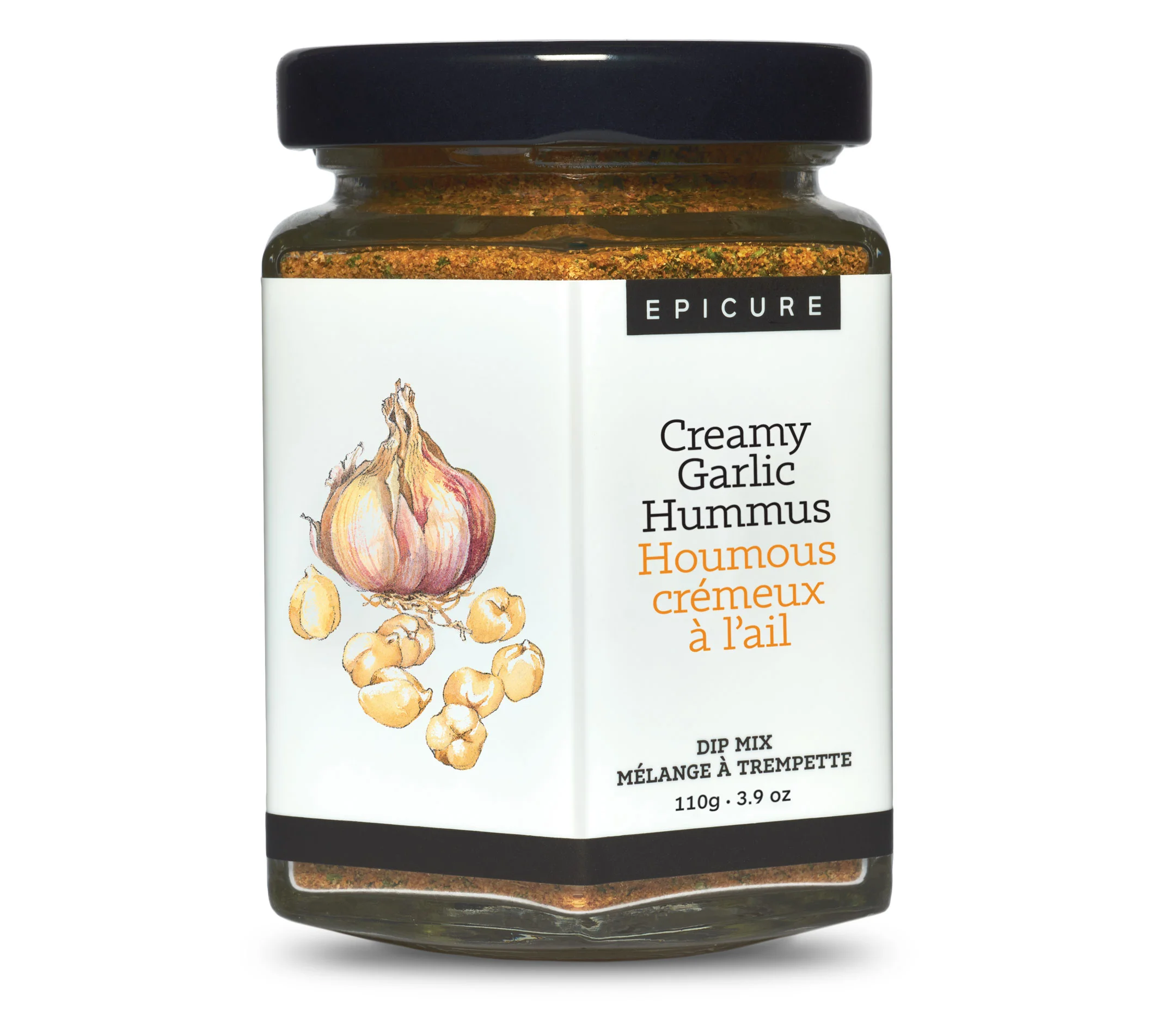 Creamy Garlic Hummus Dip Mix