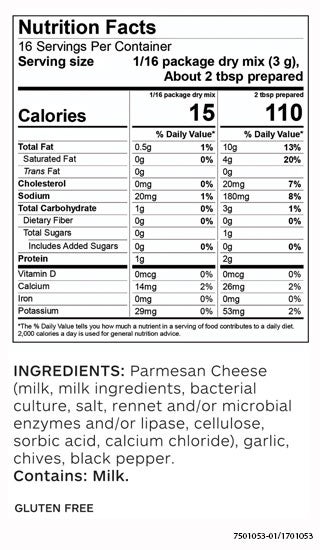 Roasted Garlic & Parmesan Hot Dip Mix (Pack of 3)