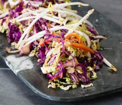 Asian Hot and Sour Coleslaw