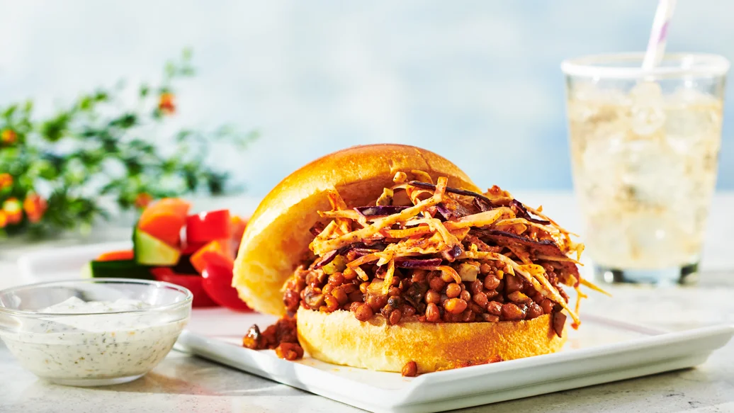 Sloppy Joes fumés aux lentilles