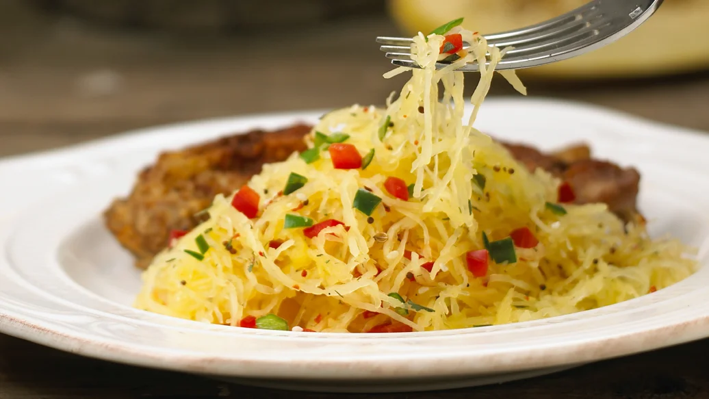 Spaghetti Squash with Peppers