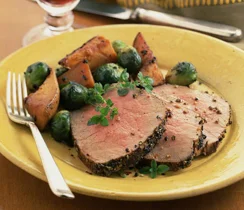 Roasted Leg of Lamb with New Potatoes