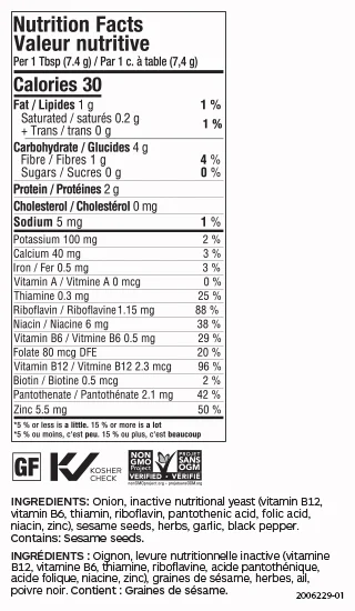 Garlic & Onion Nutritional Yeast Topper