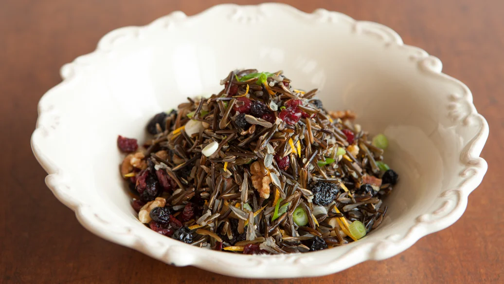 Wild Rice with Cranberry and Orange