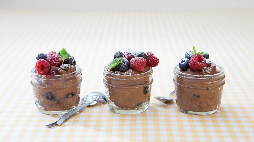 Summer Berry Chocolate Mousse