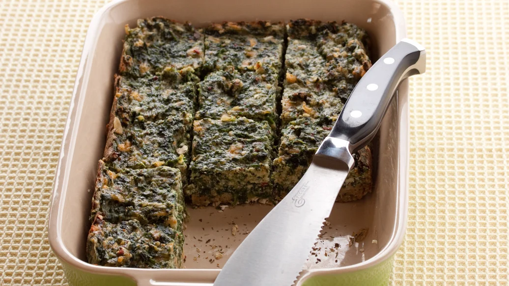 Sylvie's Lunchbox Spinach Squares
