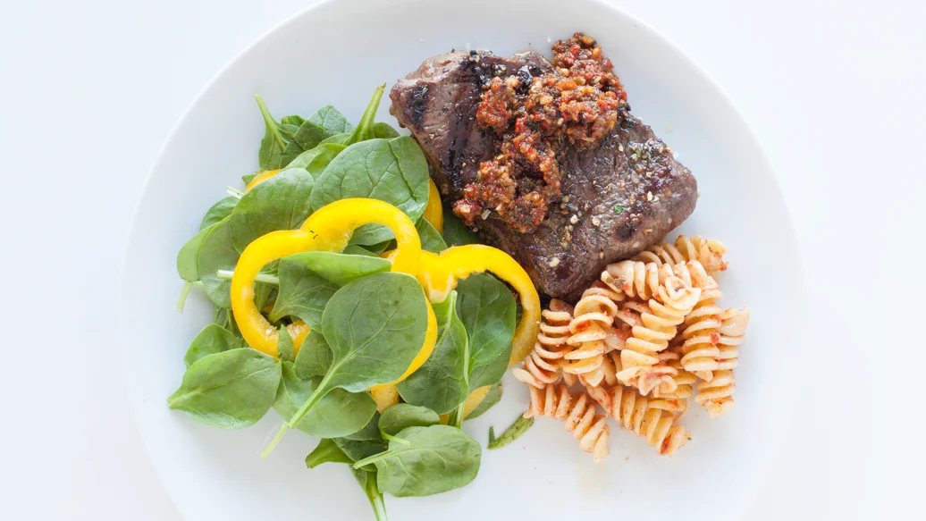 Butcher Block Grilled Sirloin Steak with Sauce