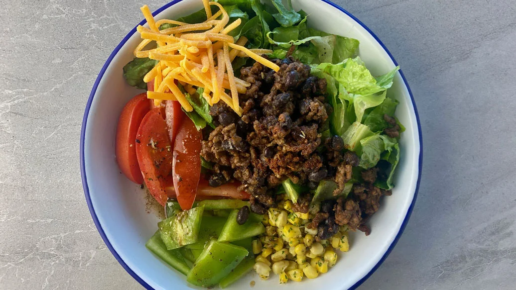 Black Bean & Beef Burrito Bowls