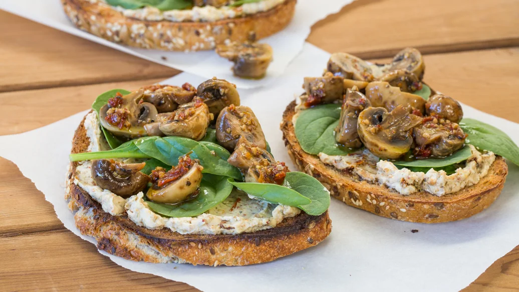 Mushroom & Pepper Tartine