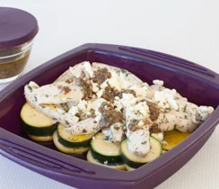 10-minute Lemony Chicken and Zucchini
