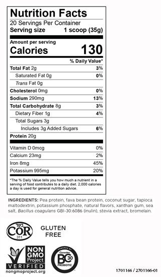 Power Up Vanilla Protein Blend