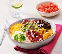Bol-burrito au bœuf chipotle