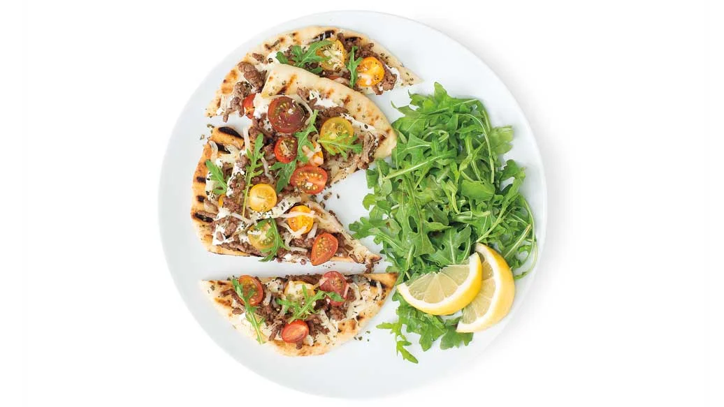 Fajita Grilled Mini Pizzas