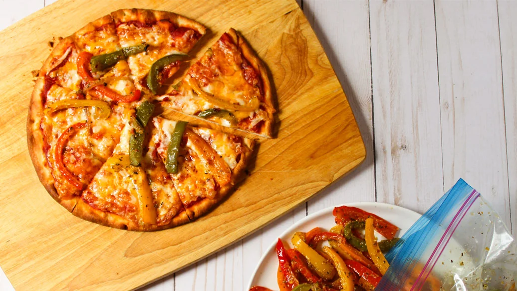 Roasted Pizza Peppers