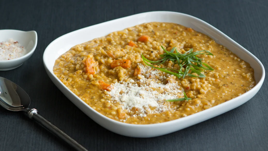Pearl Barley and Carrot Risotto
