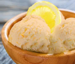 Luscious Lemony Ice Cream