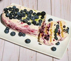 Blueberry Lime Ice Box Cake 