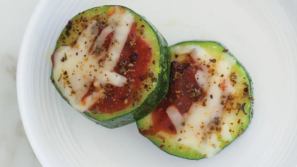 Roasted Zucchini Pizza