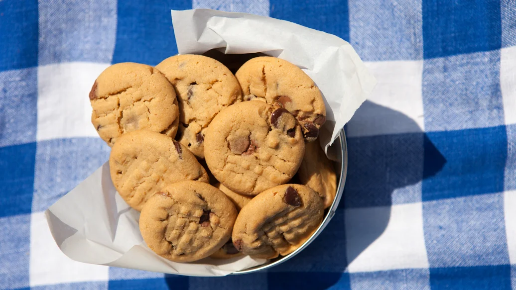 Peanut Butter and Chocolate Chip Cookies