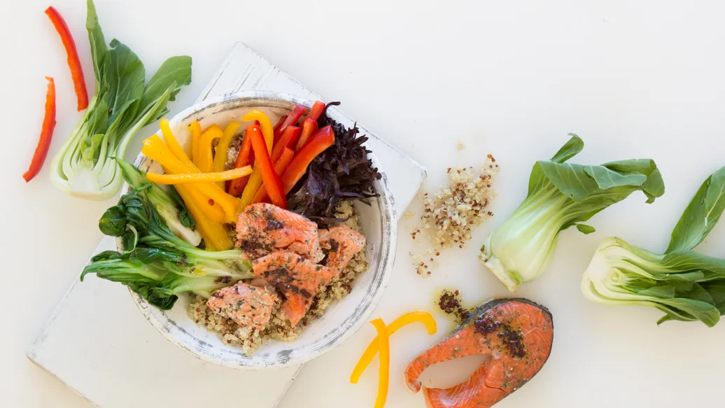 Salmon Quinoa Nourish Bowl