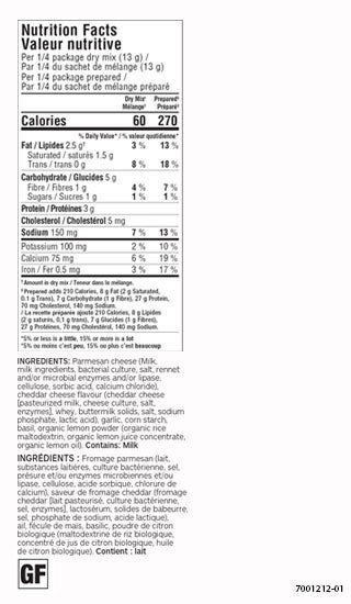 Creamy Pesto Parmesan Chicken Skillet Sauce Mix (Pkg of 3)