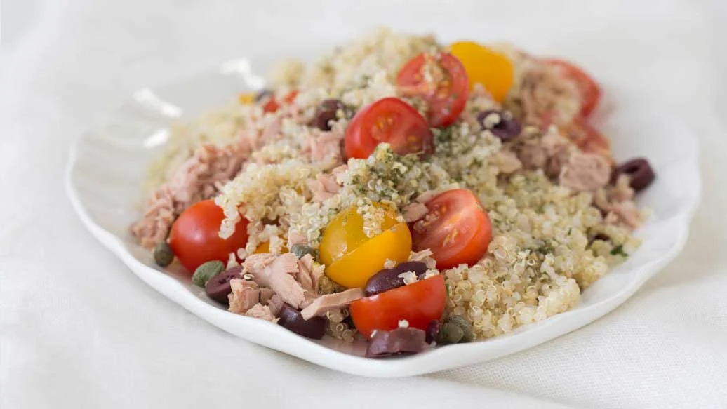 Italian Tuna Quinoa Salad