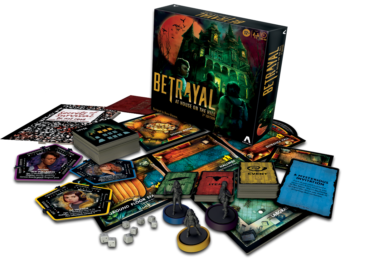 Avalon Hill Betrayal At House On The Hill Strategy Game