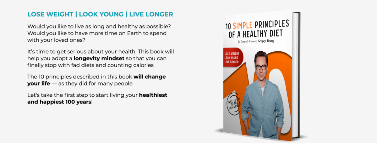 Book cover - 10 SIMPLE PRINCIPLES OF A HEALTHY DIET