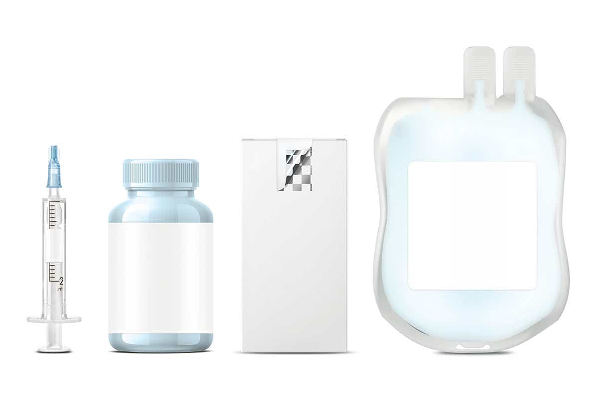 pharma grouping with blank labels