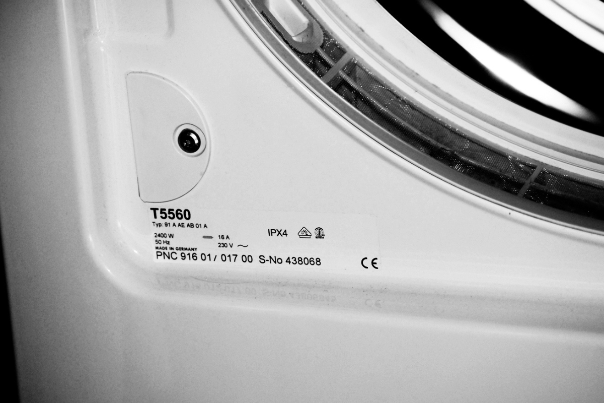Dryer label