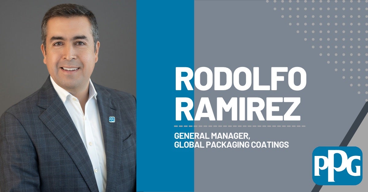 PPG names Rodolfo Ramirez general manager, Packaging Coatings