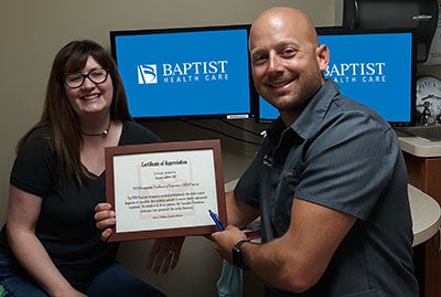 Dr. Eugene Jalbert and Cheyanna Welch