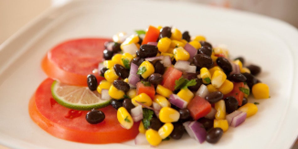 Bean salad - black beans, corn and more