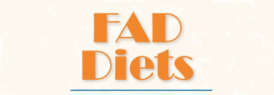 Image of text - "Fad Diets"