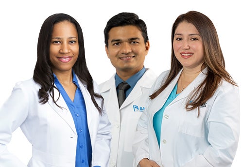 Picture of three rheumatologist, Dr. McGill, Dr. Abella and Dr. Shah. 