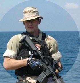 Nathan Buss in the U.S. Navy