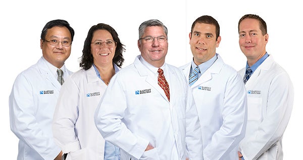 Baptist Medical Group - General Surgery physicians. Four men and 1 woman
