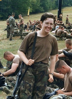 Laurel Neff in U.S. Army in 1993