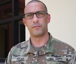 Marcelo Gerjoi in U.S. Army Reserves