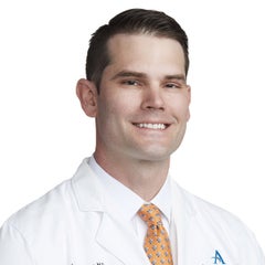 This is a picture of Dr. Wesley Mayes, an orthopedic surgeon at Andrews Institute. 