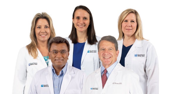 Baptist Urgent Care team