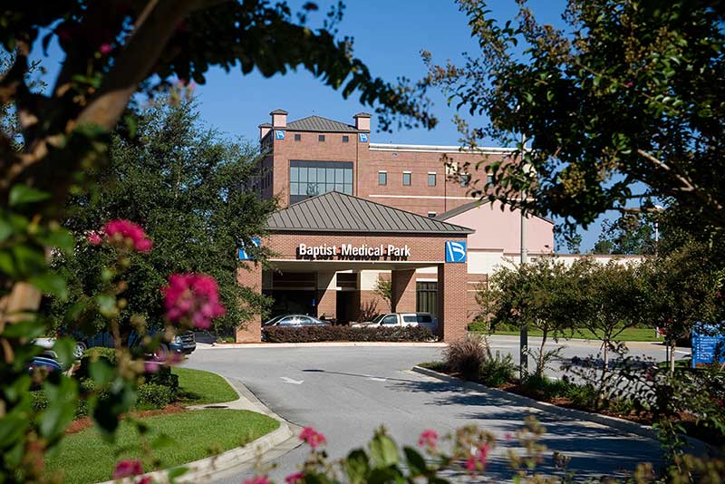 Baptist Medical Park - Nine Mile with exterior foliage