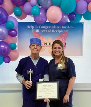 Jackie Kelley and Ivey Hall, Respiratory Care Manager