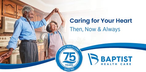 Couple dancing in kitchen - caring for heart then, now and always